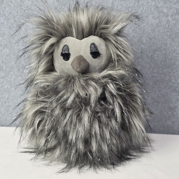 Jellycat Other - Jellycat London Gloria Owl Sparkly Black Grey Stuffed Animal Plush